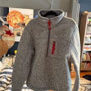 The North Face Kids Gray Zip-Up Sweater
